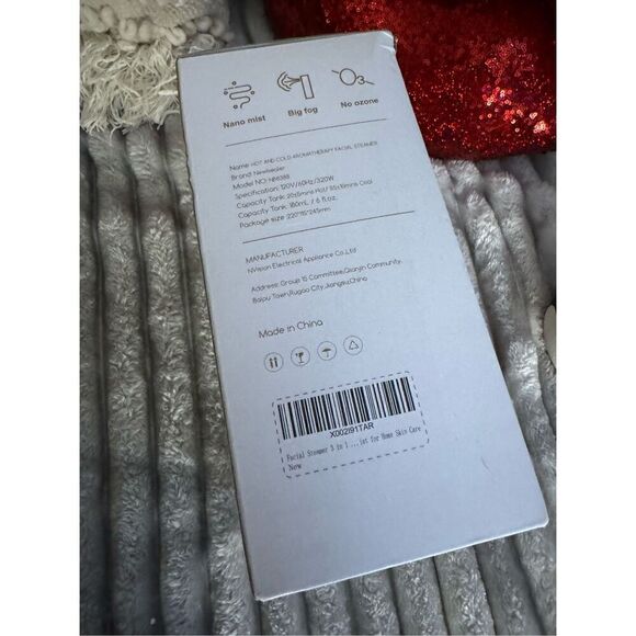 nano zone ionic facial steamer /humidifier towel warmer nib - Picture 6 of 10